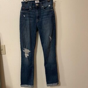 Hudson Blair Dark Blue Straight Leg Jeans